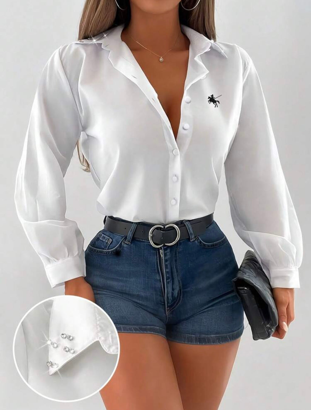 🤍 Blusa Blanca Elegance Chic 🤍