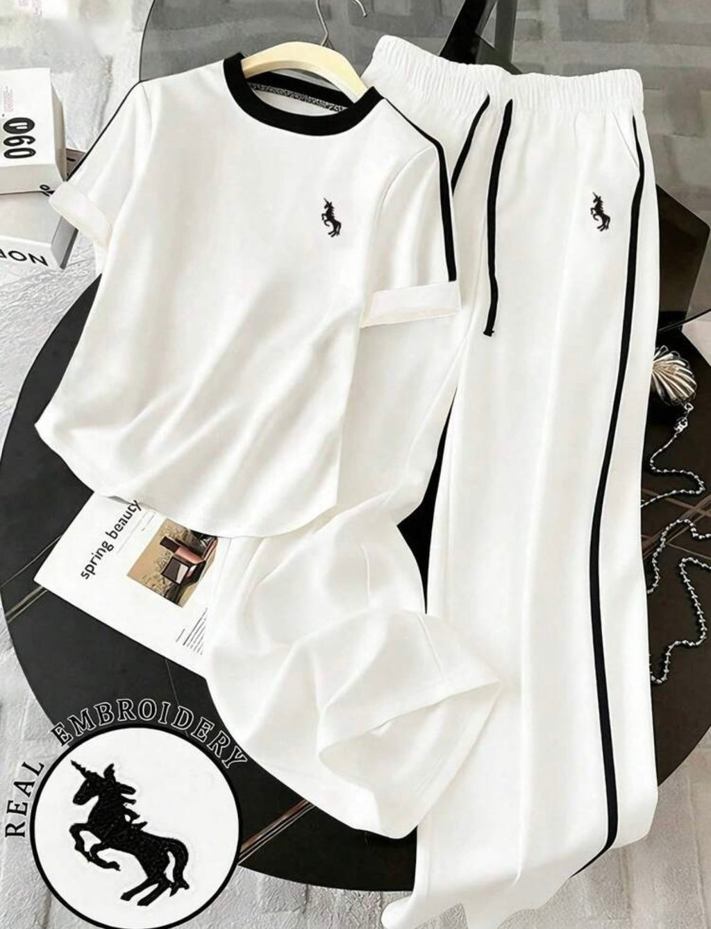 🤍 Conjunto Casual Chic White 🤍 Dany luxe ✨