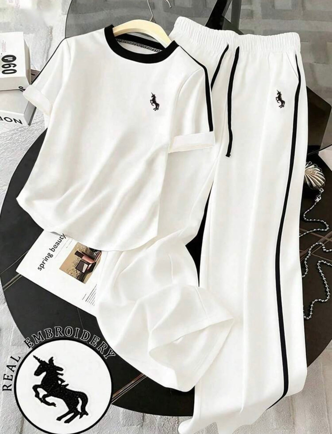🤍 Conjunto Casual Chic White 🤍 Dany luxe ✨