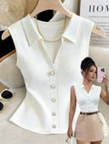 🤍 Blusa Tejida Elegance Pearl 🤍 Dany luxe ✨