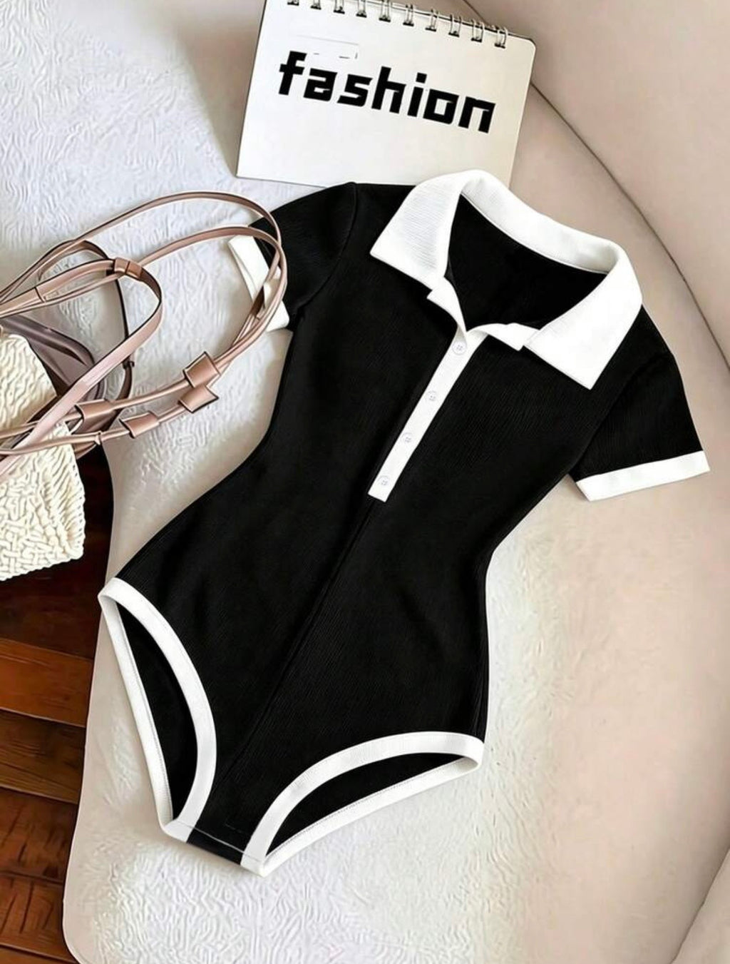 🖤 Body Polo Elegance Black & White 🖤 Dany luxe ✨