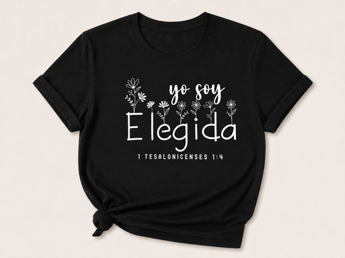 Dany luxe Camiseta Cristiana “Yo Soy Elegida” 🌸✨