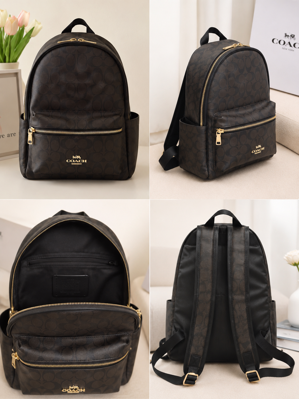 🎒 Coach Backpack – Elegancia y funcionalidad en un solo diseño ✨
