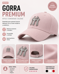 Gorra Premium Rosa con Aplicación Brillante – Elegancia y Estilo en Cada Detalle