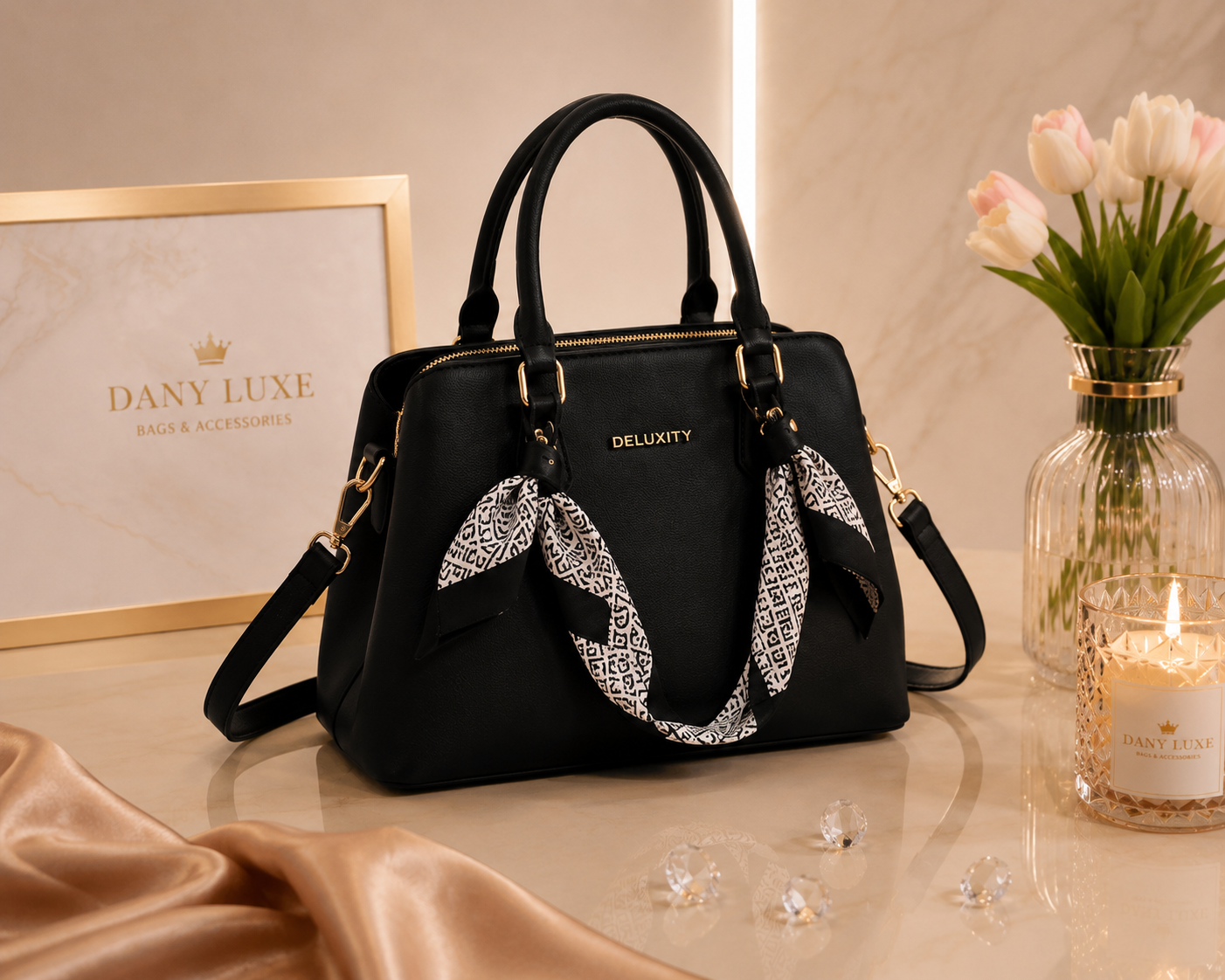 🖤 DANY LUXE | Cartera Elegance Black

✨ Sofisticación y elegancia en cada detalle.