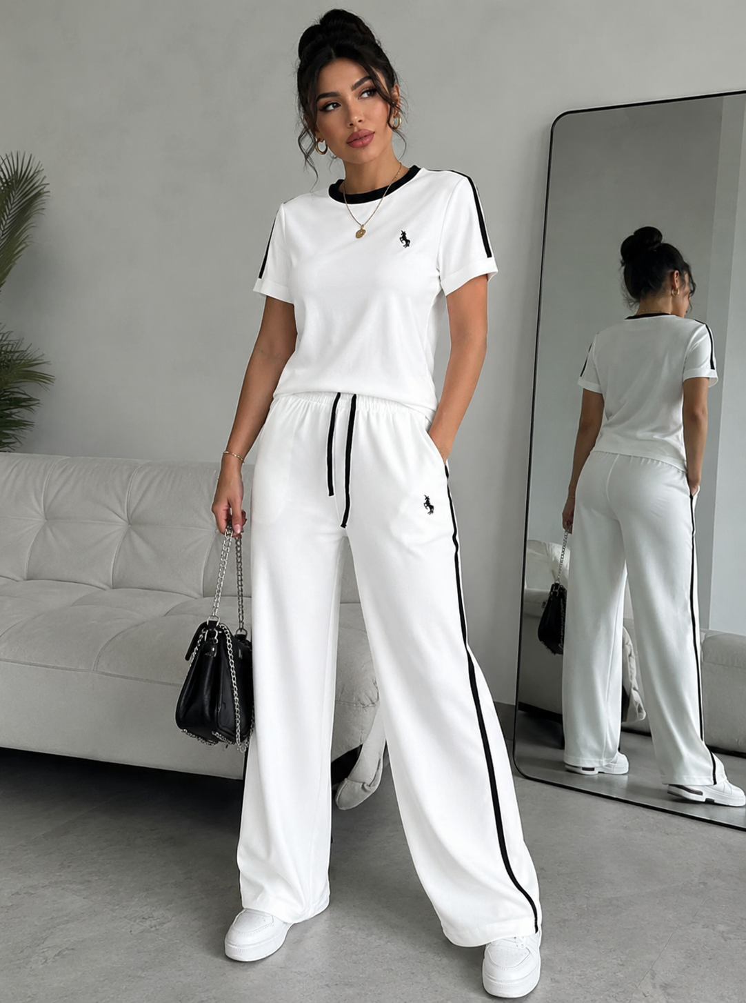 🤍 Conjunto Casual Chic White 🤍 Dany luxe ✨