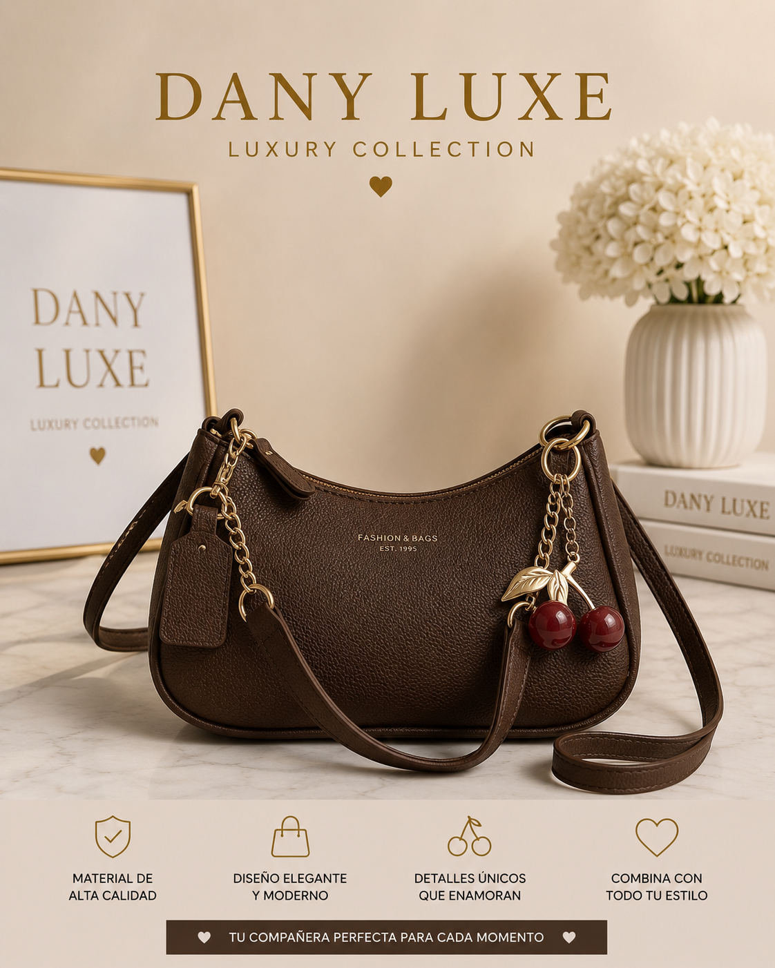 🤎 Bolso Café Elegance – Dany Luxe