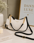 ✨ Bolso Elegancia Bicolor Negro y Blanco Dany Luxe ✨